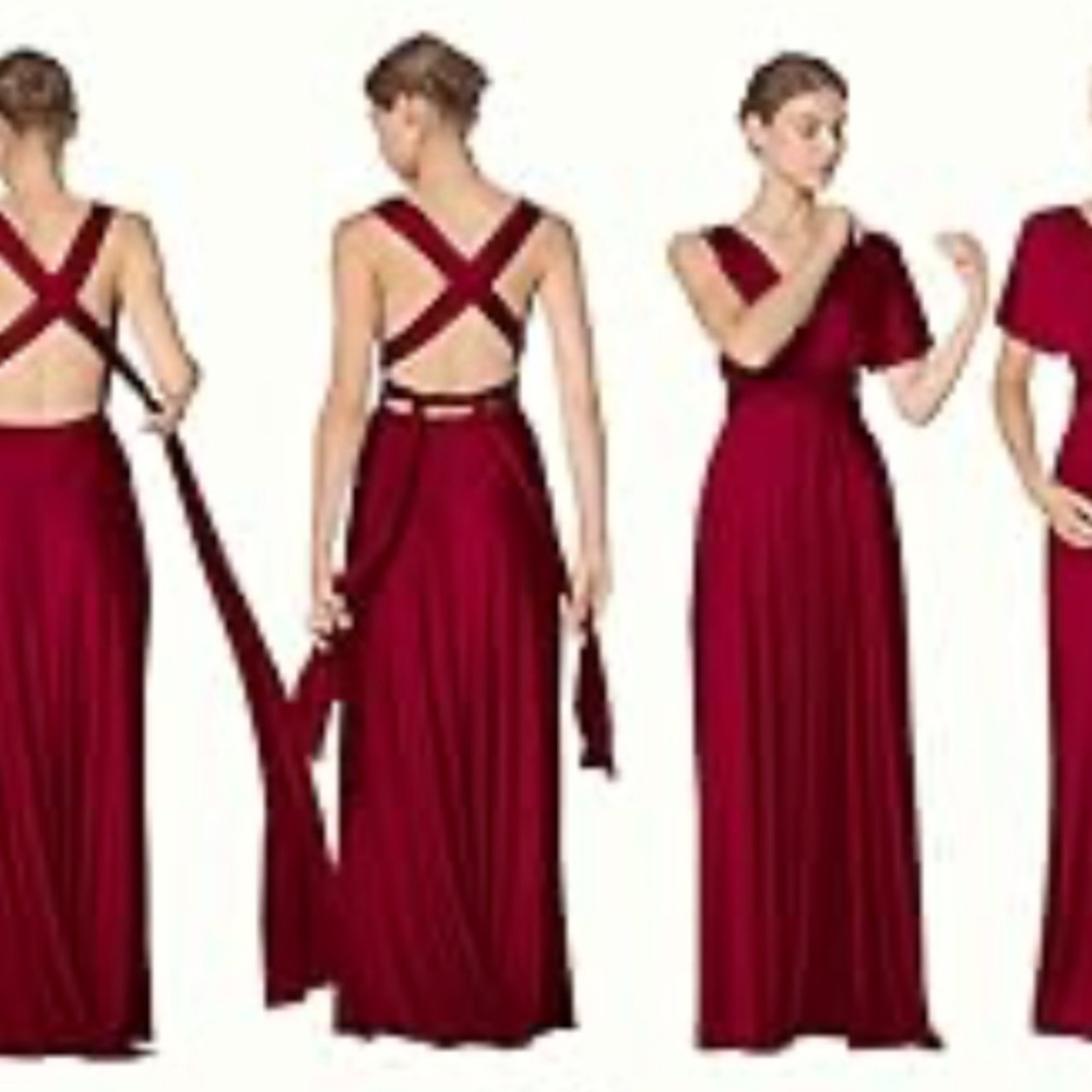 Tart Raspberry Infinity Wrap Dress - Picture 7 of 8